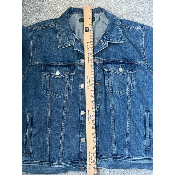 Everlane The Denim Jacket Uniform Classic Blue Casual Trucker Mens Size XXL - Picture 13 of 14